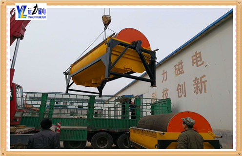 永磁磁選機(jī)，河南尾水盤(pán)式永磁選機(jī)_河南尾水盤(pán)式永磁選機(jī)磁場(chǎng)強(qiáng)度工作原理一般為多少_磁塊如何排列